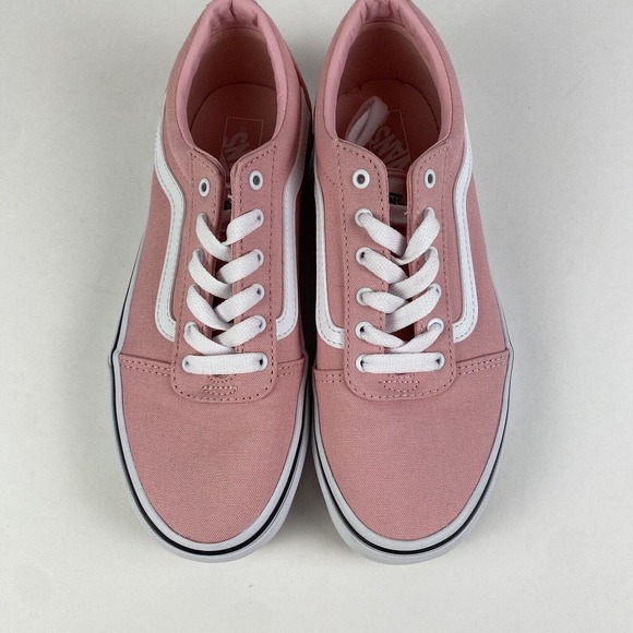 Vans Ward‎ Canvas Sneakers Powder Pink Youth Size 6 Brand New - Picture 7 of 16